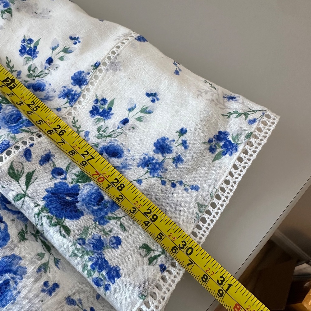 NWT Musette Blue Floral Square Neck Mini Dress | Size Small - Picture 10 of 10